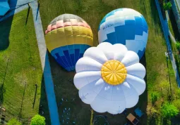 Mongolfiere in partenza dal Parco dell'Ingenio